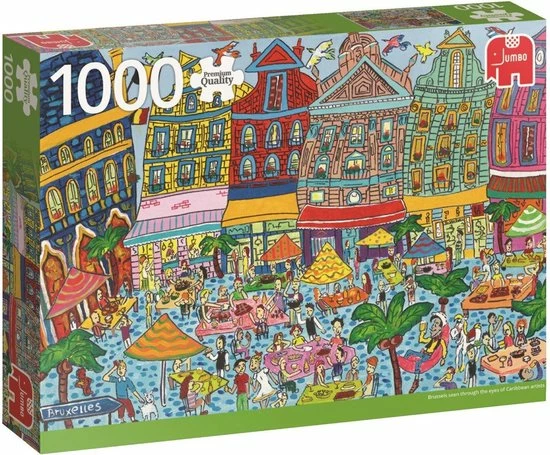 Jumbo Premium Collection Puzzel Grote Markt Brussel - Legpuzzel - 1000 Stukjes 3 Jumbo Premium Collection Puzzel Grote Markt Brussel - Legpuzzel - 1000 Stukjes