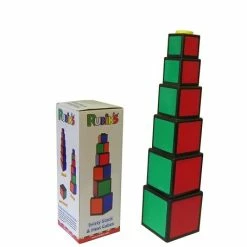 Goliath Rubik's Twisty Stack & Nest Cubes - Stapelbare Bouwblokken 6 Delig
