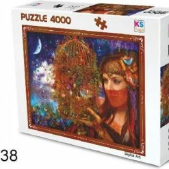 KS Games KS Puzzle, Digital Art: Her Butterfly Fairytale, 4000 Stukjes