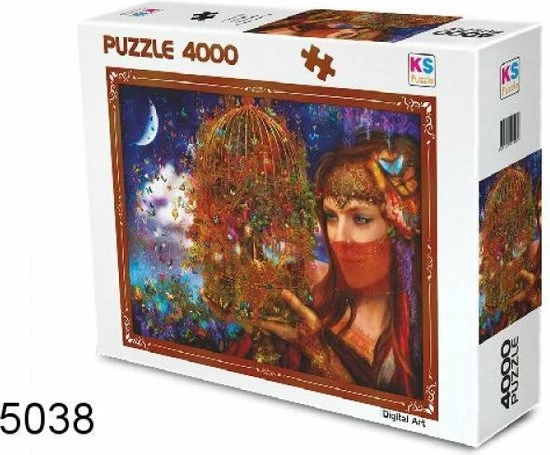 KS Games KS Puzzle, Digital Art: Her Butterfly Fairytale, 4000 Stukjes 3 KS Games KS Puzzle, Digital Art: Her Butterfly Fairytale, 4000 Stukjes