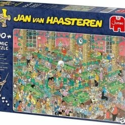 Jumbo Jan Van Haasteren Puzzelbundel - 2 Stuks - De Drogisterij 1000 Stukjes & Krijt Op Tijd! 1500 Stukjes -Puzzels Verkoopwinkel 550x456