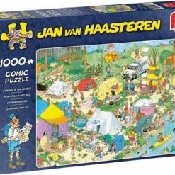 Jumbo Jan Van Haasteren - Puzzelset - Cruise Ship 1000 Stukjes & Kamperen In Het Bos 1000 -Puzzels Verkoopwinkel 550x457 4
