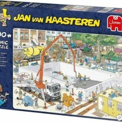 Jumbo Jan Van Haasteren - Puzzelset - De Kunstmarkt 2000 Stukjes & Bijna Klaar 1000 Stukjes -Puzzels Verkoopwinkel 550x457 7