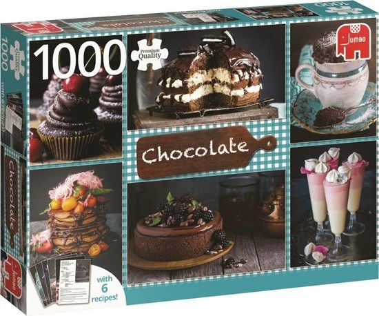 Jumbo Premium Collection Puzzel Chocolate - Legpuzzel - 1000 Stukjes 3 Jumbo Premium Collection Puzzel Chocolate - Legpuzzel - 1000 Stukjes