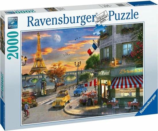 Ravensburger Volwassenen Puzzel 2000 St Romantische Avond Parijs 3 Ravensburger Volwassenen Puzzel 2000 St Romantische Avond Parijs