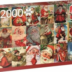Jumbo Premium Collection Puzzel Vintage Kerstmannen - Legpuzzel - 2000 Stukjes