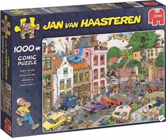 Jan Van Haasteren Puzzelbundel - 2 Stuks - Vrijdag De 13e 1000 Stukjes & Hoera! Nijntje 65 Jaar 1000 Stukjes 4 Jan Van Haasteren Puzzelbundel - 2 Stuks - Vrijdag De 13e 1000 Stukjes & Hoera! Nijntje 65 Jaar 1000 Stukjes - Afbeelding 2