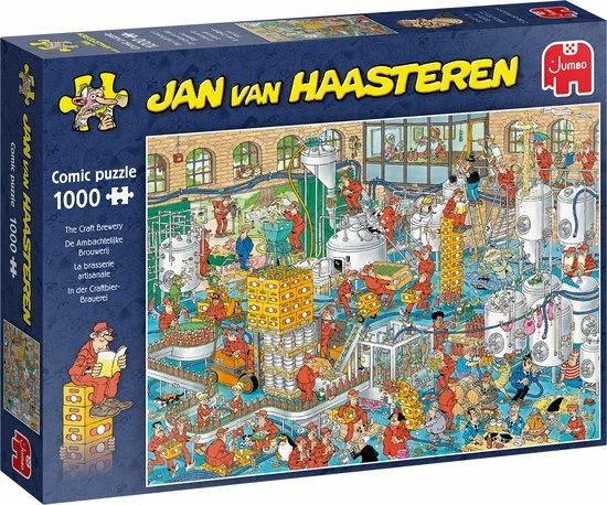 Jan Van Haasteren De Ambachtelijke Brouwerij Puzzel - 1000 Stukjes 4 Jan Van Haasteren De Ambachtelijke Brouwerij Puzzel - 1000 Stukjes - Afbeelding 2