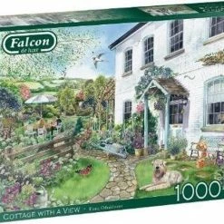 Falcon Puzzel Cottage With A View - Legpuzzel - 1000 Stukjes -Puzzels Verkoopwinkel 550x458 39