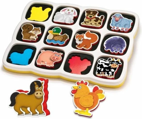 Quercetti Vormenpuzzel Boerderij Junior 12 Stukjes 3 Quercetti Vormenpuzzel Boerderij Junior 12 Stukjes