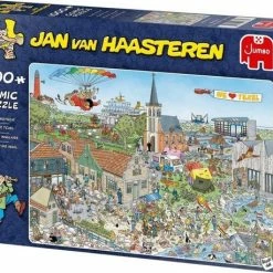 Jumbo Jan Van Haasteren Puzzelbundel - 2 Stuks - De Bibliotheek 1000 Stukjes & Rondje Texel 1000 Stukjes -Puzzels Verkoopwinkel 550x458 51