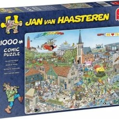 Jumbo Jan Van Haasteren Puzzelbundel - 2 Stuks - De Bibliotheek 1000 Stukjes & Rondje Texel 1000 Stukjes -Puzzels Verkoopwinkel 550x459 10