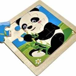 LS Goods Houten Puzzel - Panda - 9 Delig - 11x11 Cm - Montessori -Puzzels Verkoopwinkel 550x461 5