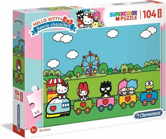 Clementoni Legpuzzel Hello Kitty 104 Stukjes 3 Clementoni Legpuzzel Hello Kitty 104 Stukjes