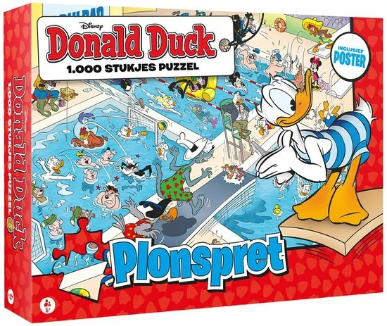 Puzzel Donald Duck Plonspret 1.000 St. - Puzzel Voor Kinderen - Donald Duck - Cadeau Voor Kinderen - Puzzels 3 Puzzel Donald Duck Plonspret 1.000 St. - Puzzel Voor Kinderen - Donald Duck - Cadeau Voor Kinderen - Puzzels