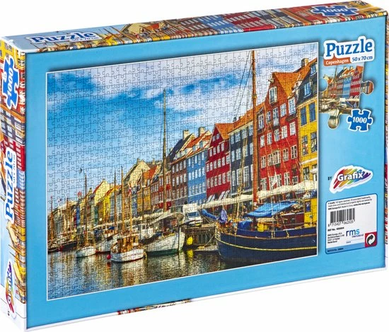 Grafix Puzzel 1000 Stukjes Volwassenen | Thema Kopenhagen | Afmeting 50 X 70 CM | Legpuzzel 4 Grafix Puzzel 1000 Stukjes Volwassenen | Thema Kopenhagen | Afmeting 50 X 70 CM | Legpuzzel - Afbeelding 2