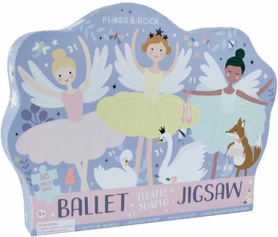 Floss & Rock Ballet Puzzel 80 St. - 55 X 35 Cm 4 Floss & Rock Ballet Puzzel 80 St. - 55 X 35 Cm - Afbeelding 2