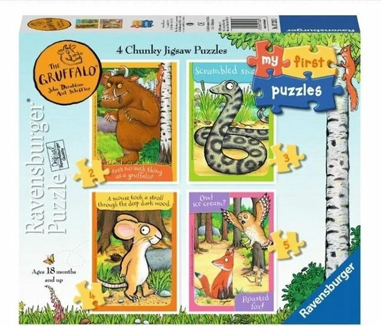 Ravensburger The Gruffalo My First Puzzels -2+3+4+5 Stukjes - Kinderpuzzel 9 Ravensburger The Gruffalo My First Puzzels -2+3+4+5 Stukjes - Kinderpuzzel - Afbeelding 7