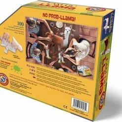 Madd Capp Legpuzzel Lama 56 X 84 Cm Karton Bruin 100-delig -Puzzels Verkoopwinkel 550x471 9