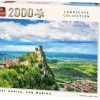 King Puzzel 2000 Stukjes (96 X 68 Cm) - Fort Guaita - Legpuzzel Landschap -Puzzels Verkoopwinkel 550x474