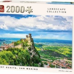 King Puzzel 2000 Stukjes (96 X 68 Cm) - Fort Guaita - Legpuzzel Landschap