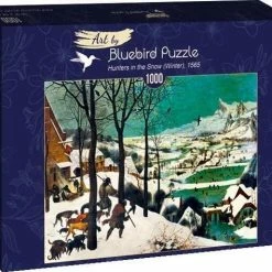 Art By BlueBird Pieter Breughel - Jagers In De Sneeuw 1565 (1000 Stukjes, Kunst Puzzel)