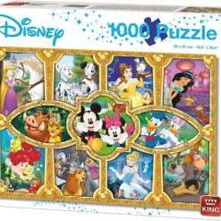King Disney Puzzel 1000 Stukjes - Magical Moments - Legpuzzel (68 X 49 Cm)