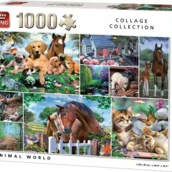 King Legpuzzel Animal World 1000 Stukjes