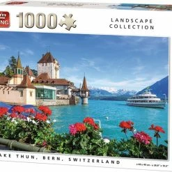 Puzzel 1000 Stukjes Tunnersee Zwitserland - King - Legpuzzel (68 X 49 Cm)