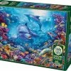 Cobble Hill Legpuzzel 1000 Stukjes Dolphins At Play -Puzzels Verkoopwinkel 550x476 4