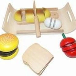 Playwood Snijbrood Op Dienblad, Hout