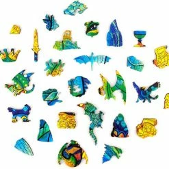 UNIDRAGON Houten Puzzel Dier - Beschermende Draak - 330 Stukjes - King Size 27x44 Cm -Puzzels Verkoopwinkel 550x481