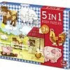 King Legpuzzel Kiddy Puzzles 5-in-1 Boerderij 12 Stukjes 2 King Legpuzzel Kiddy Puzzles 5-in-1 Boerderij 12 Stukjes -Puzzels Verkoopwinkel 550x481 7