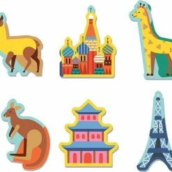 Mudpuppy Geographische Puzzel Wereldkaart - 78 Stukjes 8 Mudpuppy Geographische Puzzel Wereldkaart - 78 Stukjes -Puzzels Verkoopwinkel 550x489 3