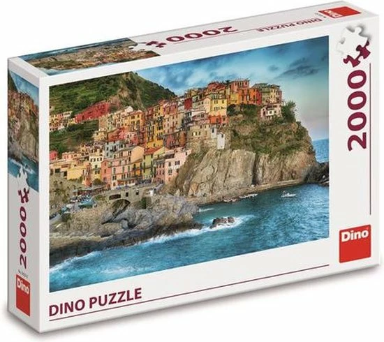 Dino Toys Dino Legpuzzel Kleurrijke Manarola Van 2000 Stukjes Voor Volwassenen En Kinderen 5 Dino Toys Dino Legpuzzel Kleurrijke Manarola Van 2000 Stukjes Voor Volwassenen En Kinderen - Afbeelding 3