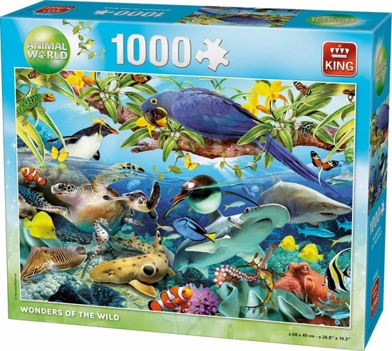King Animals W. 1000pcs Wonders 3 King Animals W. 1000pcs Wonders