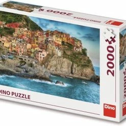 Dino Toys Dino Legpuzzel Kleurrijke Manarola Van 2000 Stukjes Voor Volwassenen En Kinderen
