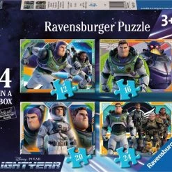 Ravensburger Disney Lightyear 4in1box Puzzel - 12+16+20+24 Stukjes - Kinderpuzzel