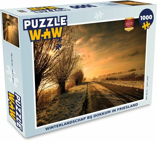 PuzzleWow Puzzel Dokkum - Friesland - Winter - Legpuzzel - Puzzel 1000 Stukjes Volwassenen - Sinterklaas Cadeautjes - Sinterklaas Voor Grote Kinderen 3 PuzzleWow Puzzel Dokkum - Friesland - Winter - Legpuzzel - Puzzel 1000 Stukjes Volwassenen - Sinterklaas Cadeautjes - Sinterklaas Voor Grote Kinderen