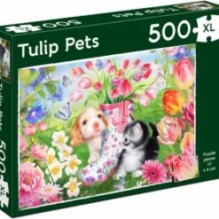 Tucker's Fun Factory XL Puzzel - Tulip Pets (500 XL) -Puzzels Verkoopwinkel 550x506 1