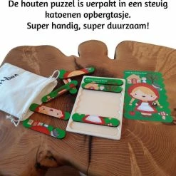 Van Theo Houten Puzzel - Dubbelzijdige Kinderpuzzels - Set 4-in-1 - Montessori Speelgoed - Set Voertuigen -Puzzels Verkoopwinkel 550x511 3