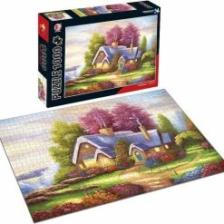 Happy Puzzle Puzzel 1000 Stukjes Volwassenen Legpuzzels Puzzle Jigsaw Puzzels - Speelgoed Hobby En Creatief Voor Volwassenen - 50*70 Cm - Cozy House 1000 Stukjes