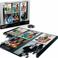 Winning Moves - James Bond Puzzel - 1000 Stukjes - Alle Debuut Posters -Puzzels Verkoopwinkel 550x518 2