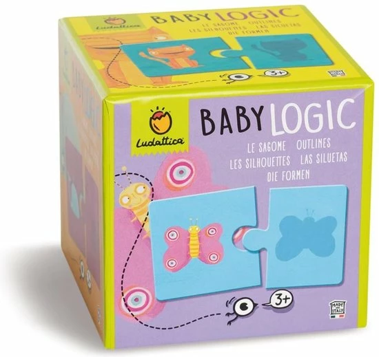 Ludattica Legpuzzel Baby Logic Outlines Karton 20 Stukjes 4 Ludattica Legpuzzel Baby Logic Outlines Karton 20 Stukjes - Afbeelding 2