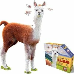 Madd Capp Legpuzzel Lama 56 X 84 Cm Karton Bruin 100-delig -Puzzels Verkoopwinkel 550x521