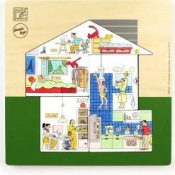Ikonic Toys Joost Swarte Puzzel 'Huis' -Puzzels Verkoopwinkel 550x528 2