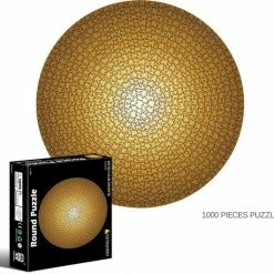 Pinshidai Ronde Puzzel - Gold - 1000 Stukjes