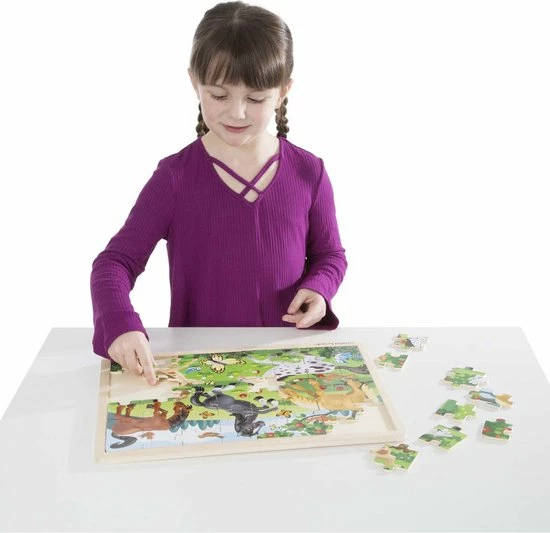 Melissa & Doug - Frolicking Horses - Legpuzzel - 48 PC 4 Melissa & Doug - Frolicking Horses - Legpuzzel - 48 PC - Afbeelding 2
