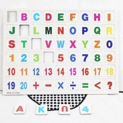 Akyol - Kinder Puzzel Alfabet Magnetisch - Kinderen - Puzzel - Educatief - Cadeau - 23cm X 15cm
