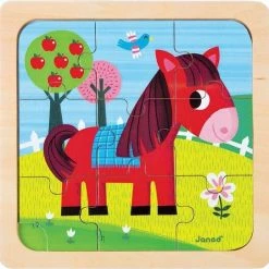 Janod Knoppuzzel Paard Tornado -Puzzels Verkoopwinkel 550x542